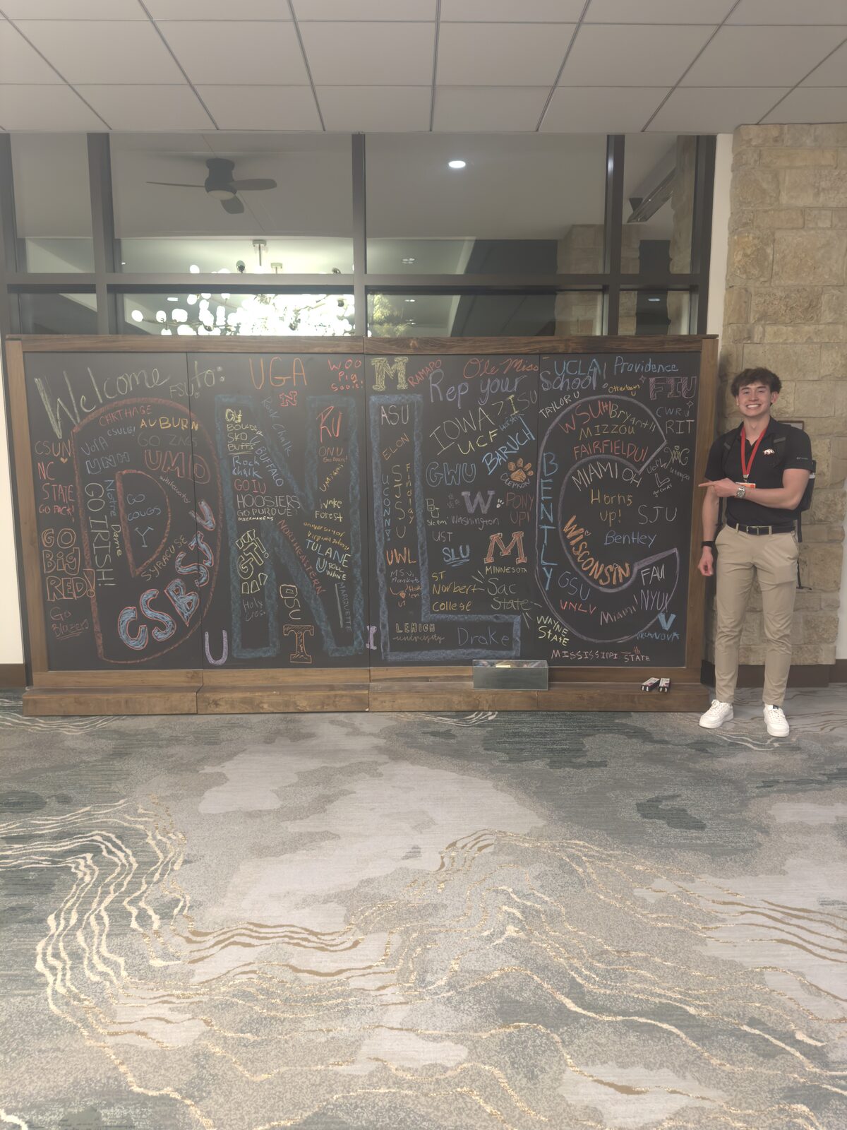 Blake Werner at Deloitte's National Leadership Conference